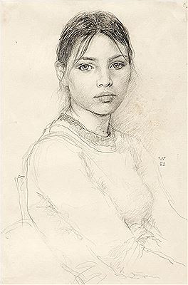 Portrait of a young girl