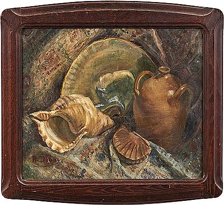 Still life with shells and dishes by Robert Debos - Auction record, sale price, and art valuation. Compare with similar artists and explore comparable artworks.