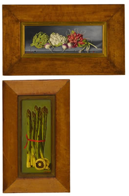 VEGETABLE STILL LIFES (2) by Sondra Lipton - Auction record, sale price, and art valuation. Compare with similar artists and explore comparable artworks.
