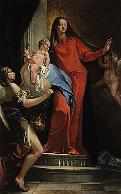 MADONNA OF THE ROSARY WITH ANGELS, Estimate upon request