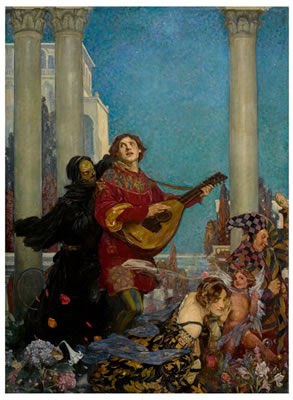 DEATH'S ARREST by John Henry (JH) Amshewitz - Auction record, sale price, and art valuation. Compare with similar artists and explore comparable artworks.