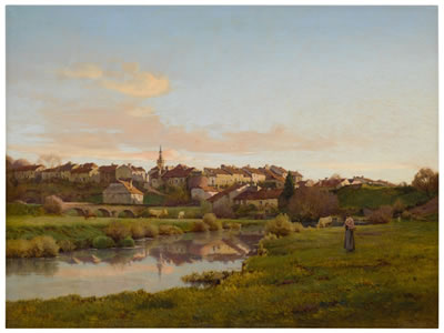 LA SAÔNE À CHÂTILLON, LE SOIR (VOSGES)