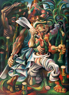 Sample artwork by Mario Carreno y Morales (1913 - 1999), known for abstract, modernist figure painting, illustration, murals - View similar artists and auction records
