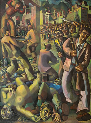 9 DE ABRIL (A DOUBLE-SIDED WORK) by Alipio Jaramillo - Auction record, sale price, and art valuation. Compare with similar artists and explore comparable artworks.