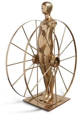 STUDY/FALLING MAN (WHEEL MAN) by Ernest Tino Trova - Auction record, sale price, and art valuation. Compare with similar artists and explore comparable artworks.