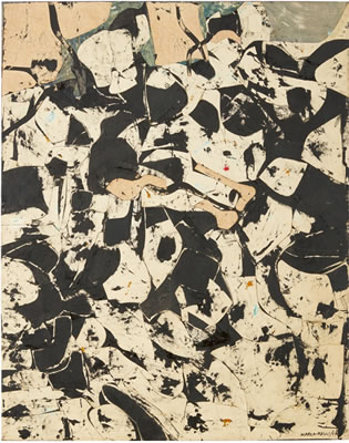 THE SAMURAI by Conrad Marca-Relli - Auction record, sale price, and art valuation. Compare with similar artists and explore comparable artworks.