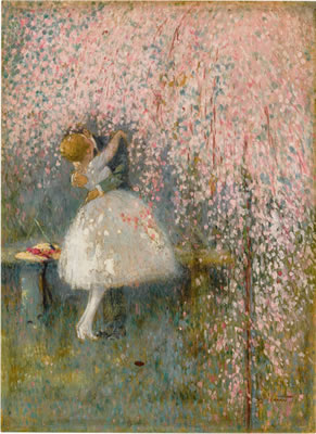 SOUS L'ARBRE ROSE