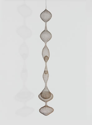 UNTITLED (S.267, HANGING SIX-LOBED, FOUR PART, DISCONTINUOUS SURFACE, WITH INTERIOR FORMS IN THE THIRD, FOURTH, AND FIFTH LOBES) by Ruth Lanier Asawa - Auction record, sale price, and art valuation. Compare with similar artists and explore comparable artworks.