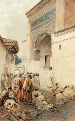 GATE OF THE SIDI BOUMEDIENE MOSQUE, TLEMCEN
