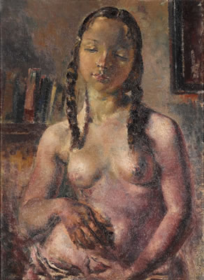 GIRL WITH PLAITS