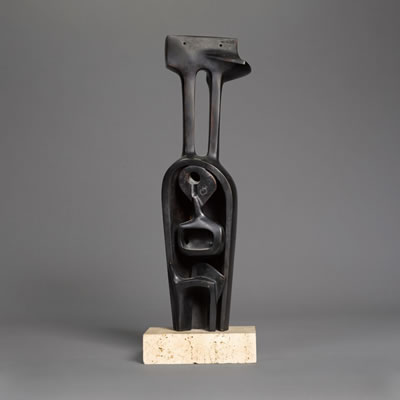 STANDING MOTHER AND CHILD