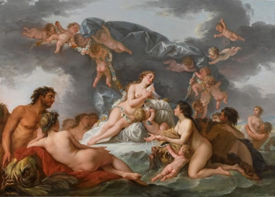 VENUS, WITH SEA NYMPHS AND TRITONS by Nicolas Rene Joullain - Auction record, sale price, and art valuation. Compare with similar artists and explore comparable artworks.