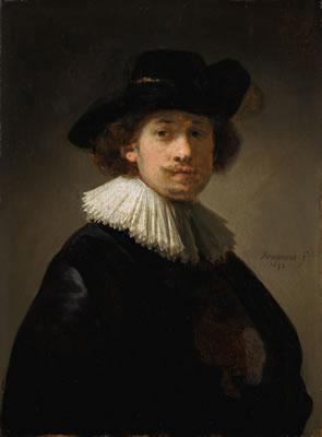 SELF-PORTRAIT OF THE ARTIST, HALF-LENGTH, WEARING A RUFF AND A BLACK HAT