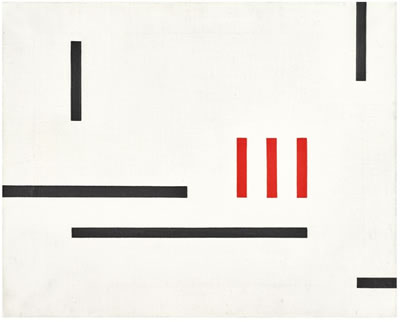WHITE, BLACK AND RED