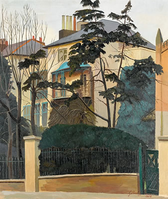 THE BALCONY by Gilbert Spencer - Auction record, sale price, and art valuation. Compare with similar artists and explore comparable artworks.