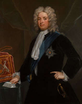 Portrait of Sir Robert Walpole, 1st Earl of Orford (1676-1745) as Chancellor of the Exchequer by Charles Jervas - Auction record, sale price, and art valuation. Compare with similar artists and explore comparable artworks.