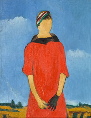 Portrait of a Woman in Red by Konstantin Rozhdestvensky - Auction record, sale price, and art valuation. Compare with similar artists and explore comparable artworks.
