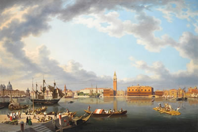 Sample artwork by Hubert Sattler (1817 - 1904), known for panorama and landscape painting - View similar artists and auction records