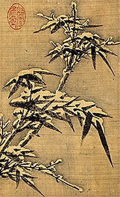 Bamboo in the Snow