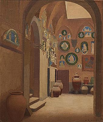 The Majolica Shop, Florence, 1928