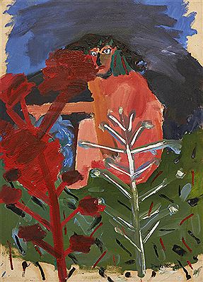 Figure in Boonah Landscape, 1977