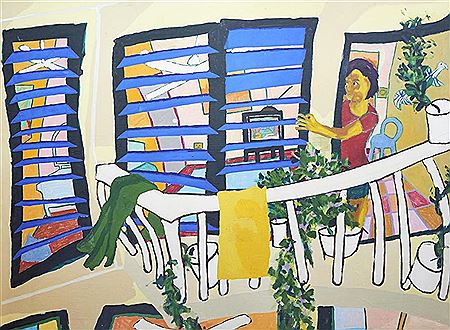 Sample artwork by Bernard Ollis (Born 1951), known for painting - View similar artists and auction records