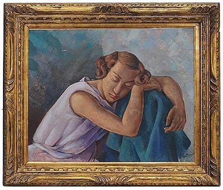 "YOUNG GIRL SLEEPING" by Enrique Cristobal Ricart - Auction record, sale price, and art valuation. Compare with similar artists and explore comparable artworks.