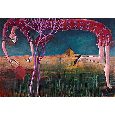 In the Purple Forest by Beezy Bailey - Auction record, sale price, and art valuation. Compare with similar artists and explore comparable artworks.