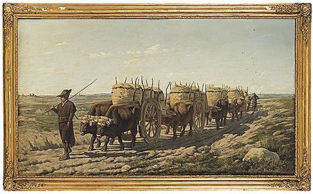 At the turn of the harvest. by Francisco Javier Ortego Y Vereda - Auction record, sale price, and art valuation. Compare with similar artists and explore comparable artworks.