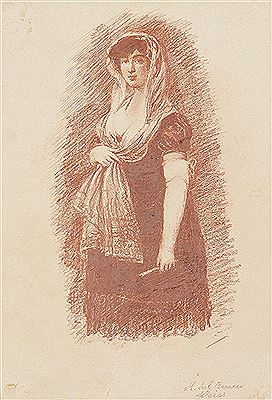 Lady portrait by Rosario Weiss Y Zorrilla - Auction record, sale price, and art valuation. Compare with similar artists and explore comparable artworks.