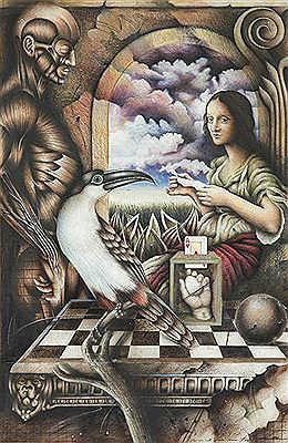 With a certain classic look by Felipe Herrera - Auction record, sale price, and art valuation. Compare with similar artists and explore comparable artworks.