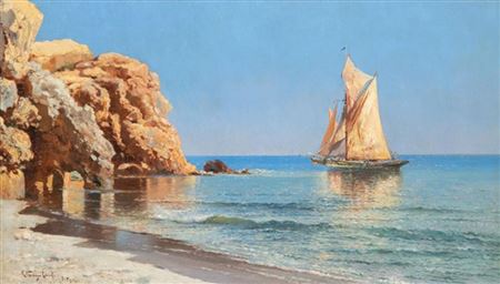 Cala de Sitges by Ricardo Verdugo Landi - Auction record, sale price, and art valuation. Compare with similar artists and explore comparable artworks.