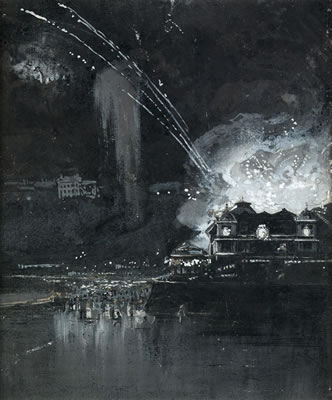 Fireworks over Scarborough