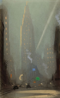 Sample artwork by Leon Louis Dolice (1892 - 1960), known for urban landscape, etching - View similar artists and auction records