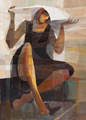 Untitled (Woman Covering Her Head).