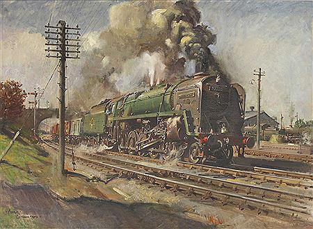 'EVENING STAR AT FULL STEAM'