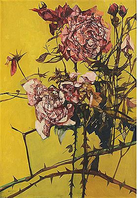 ROSES by Bryan Kneale - Auction record, sale price, and art valuation. Compare with similar artists and explore comparable artworks.