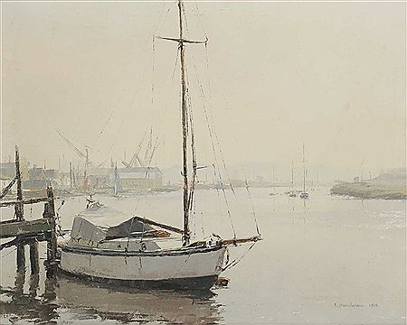 'AUTUMN MORNING, COLNE ESTUARY'