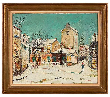 Montmartre under snow