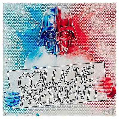 Coluche President by Edge - Auction record, sale price, and art valuation. Compare with similar artists and explore comparable artworks.