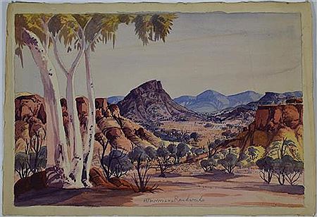 Ghost Gums Near Hermannsburg 1966