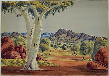 Ghost Gum, Palm Valley Hermannsburg 1966 by Joshua Ebatarinja - Auction record, sale price, and art valuation. Compare with similar artists and explore comparable artworks.