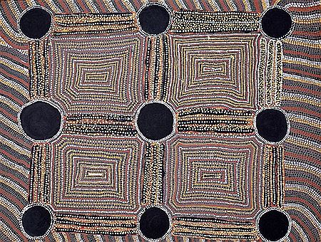 Sample artwork by Johnny Cotchilli Tjakamarra (c.1940 - 2004), known for aboriginal art - View similar artists and auction records