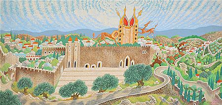Sample artwork by Baruch Nachshon (Born 1939), known for painting - View similar artists and auction records