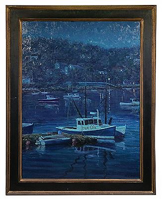 "Nocturne, Boothbay Harbor"