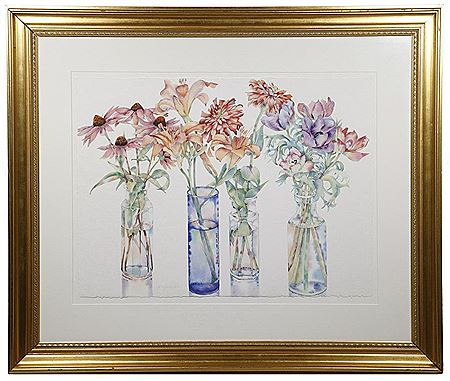 "Summer Sampler" by Jo Spiller - Auction record, sale price, and art valuation. Compare with similar artists and explore comparable artworks.