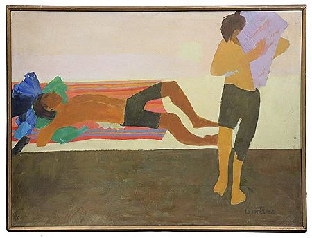 Maine Beach by Denny Sonke Winters - Auction record, sale price, and art valuation. Compare with similar artists and explore comparable artworks.