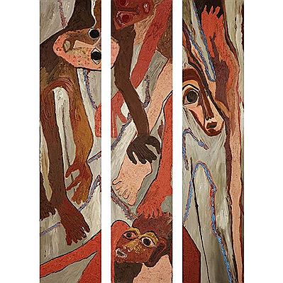 PERSONAGES DANS LES LIMBES,(3) by Rosemarie Inge Koczy - Auction record, sale price, and art valuation. Compare with similar artists and explore comparable artworks.