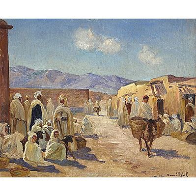 REPOS DANS UNE RUE EN ORIENT by Daniel Real - Auction record, sale price, and art valuation. Compare with similar artists and explore comparable artworks.