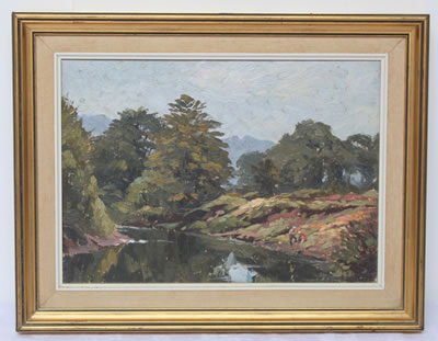 The Irthing below Birdoswald by Robert Forrester - Auction record, sale price, and art valuation. Compare with similar artists and explore comparable artworks.